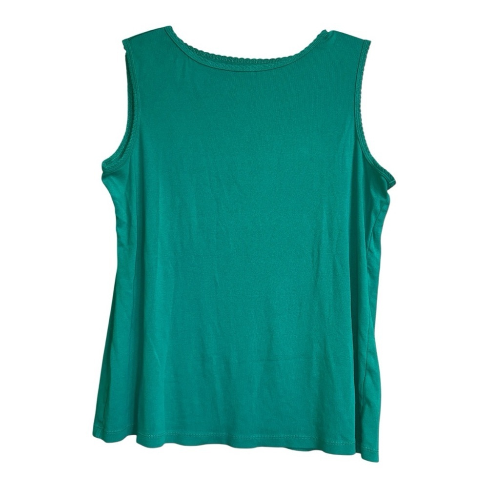 Croft & Barrow Women’s Sleeveless Teal Women's Top, Large